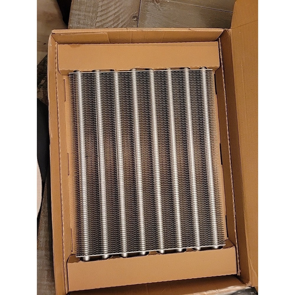 Upgrade 8 Pass Aluminium Transmission Oil Cooler, 5/16" Universal 8 Rows Silver